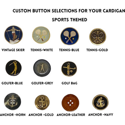 Add A Custom Button To Your  Cardigan