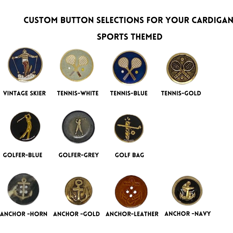 Add A Custom Button To Your  Cardigan