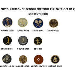 Add A Custom Button To Your  Pullover