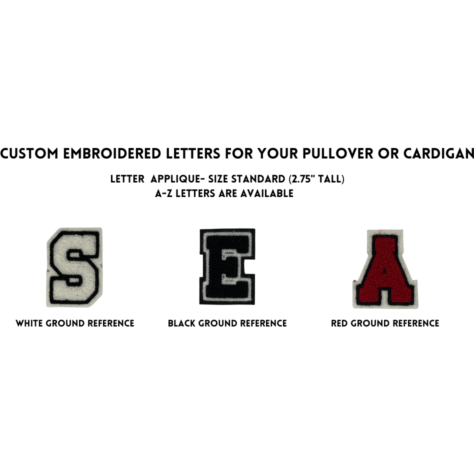 Custom popular Letter Embroidery