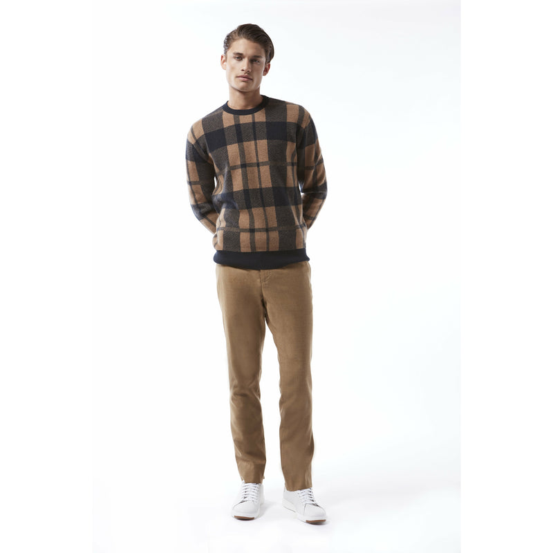 Cashmere Plaid Pullover