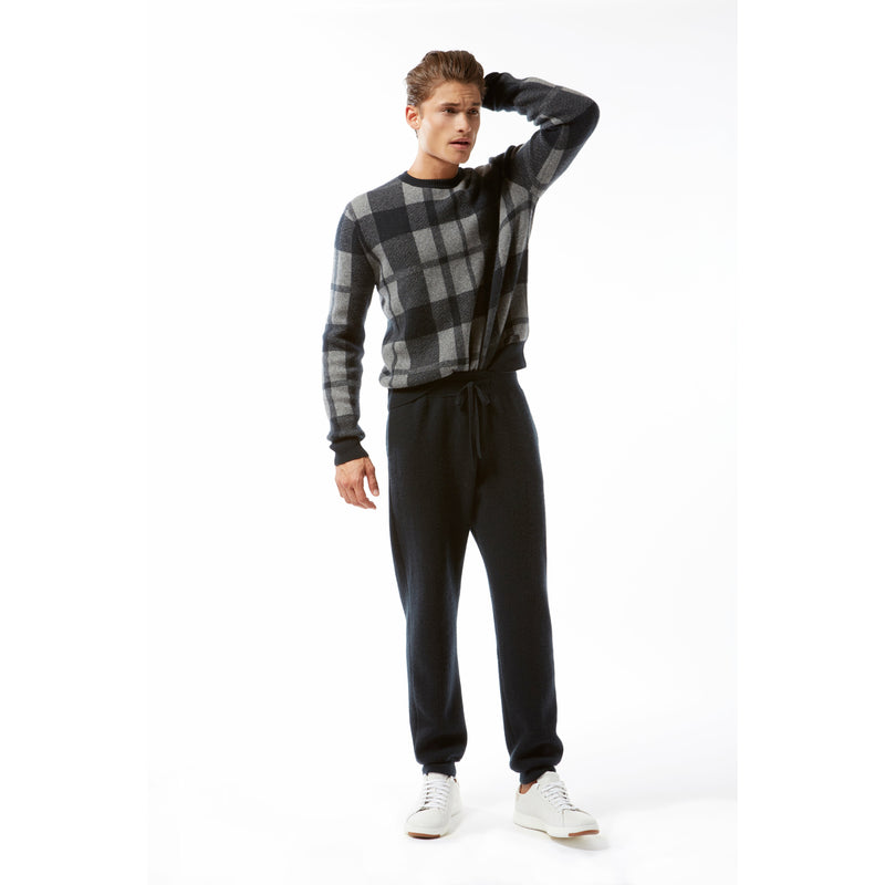 Cashmere Plaid Pullover