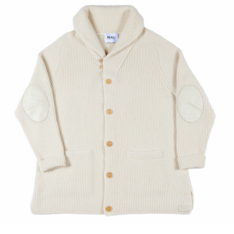 Shop shawl collar cashmere cardigan Online - Main Image