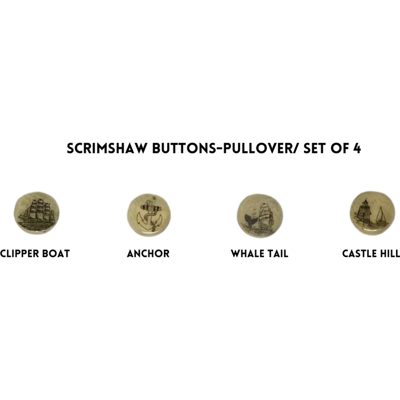Add A Set Of Scrimshaw Buttons To Your Pullover