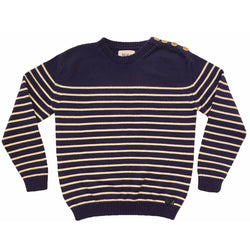 Breton Stripe Nautical Cashmere Pullover